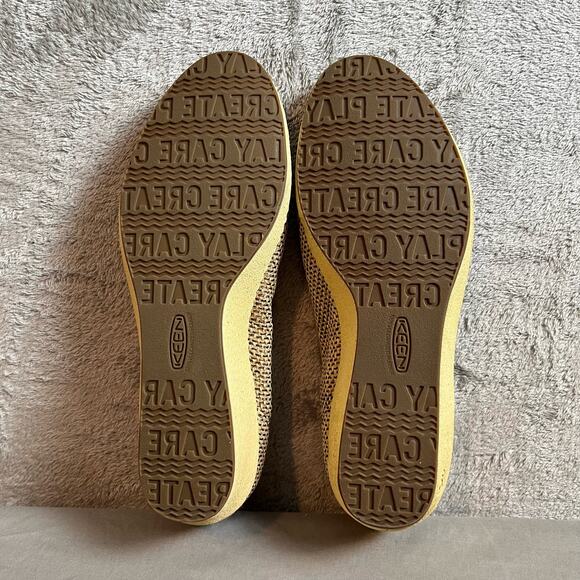 KEEN Cortona Jute Peep Toe Wedge Heel Women’s Size 6‎ - Picture 7 of 7